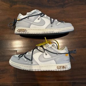 Nike Dunk Low Off White Lot 41 in Sail Neutral Grey Size 8 Men’s